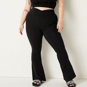 Victoria's Secret PINK Cotton High Waist Full Length V Crossover Flare
